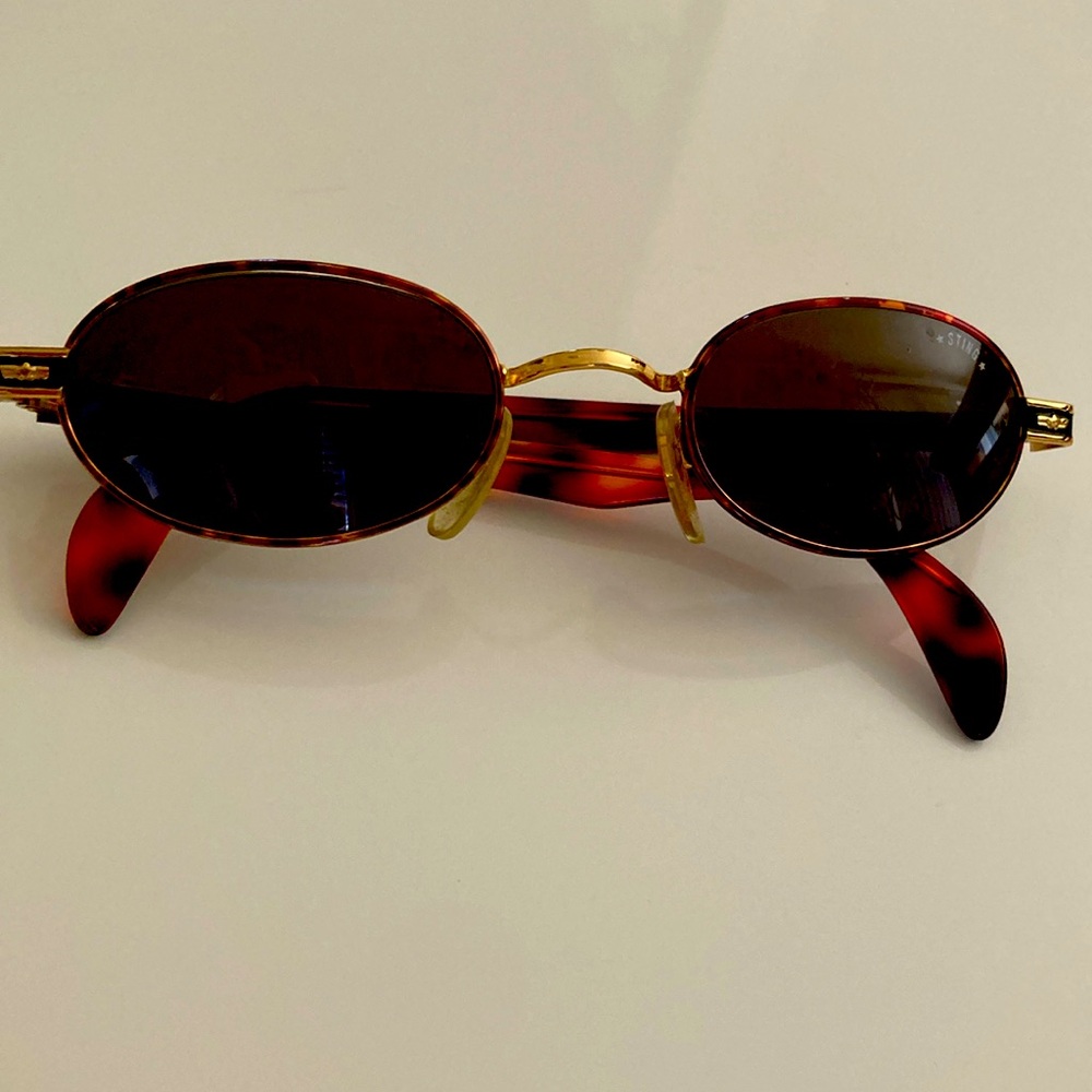 STING ITALY AUTHENTIC STING Oval Tortoise Sunglasses